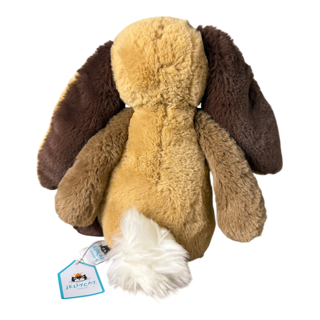 Jellycat Bashful Patchwork Brown Bunny (Brand new)